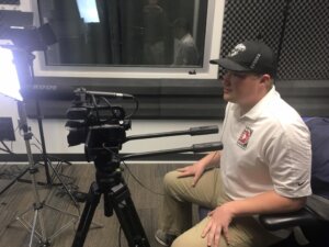Riley Buller interviews Lawrence videography client